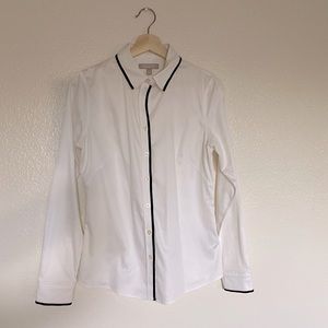 Banana Republic White Blouse